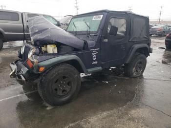  Salvage Jeep Wrangler