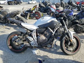  Salvage Yamaha Fz-07 09