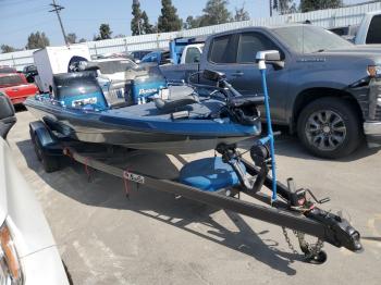  Salvage Bass Boat&trail