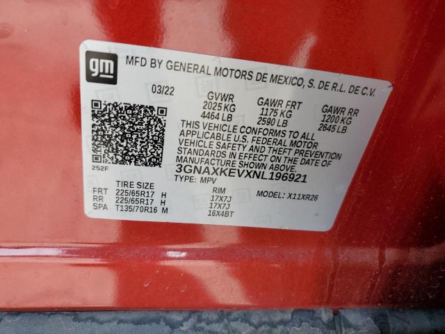 Chevrolet Equinox Lt Image 8