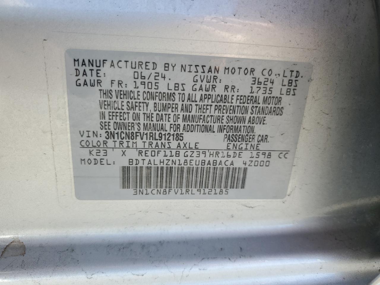 Nissan Versa Sr Image 3