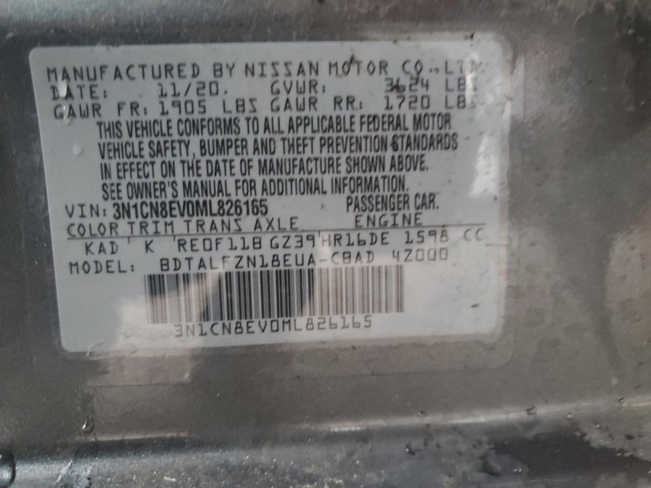 Nissan Versa Sv Image 12