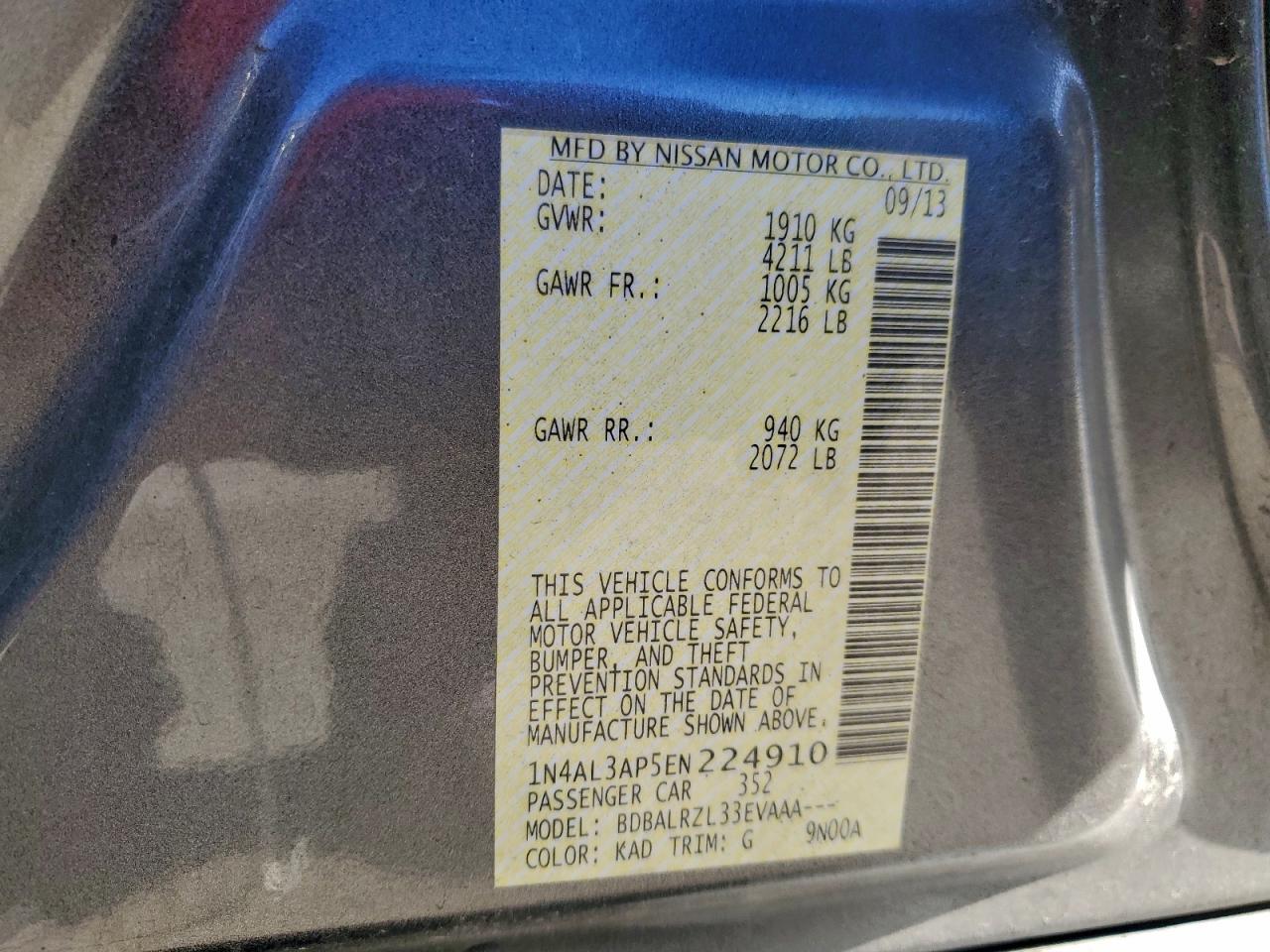 Nissan Altima 2.5 Image 2