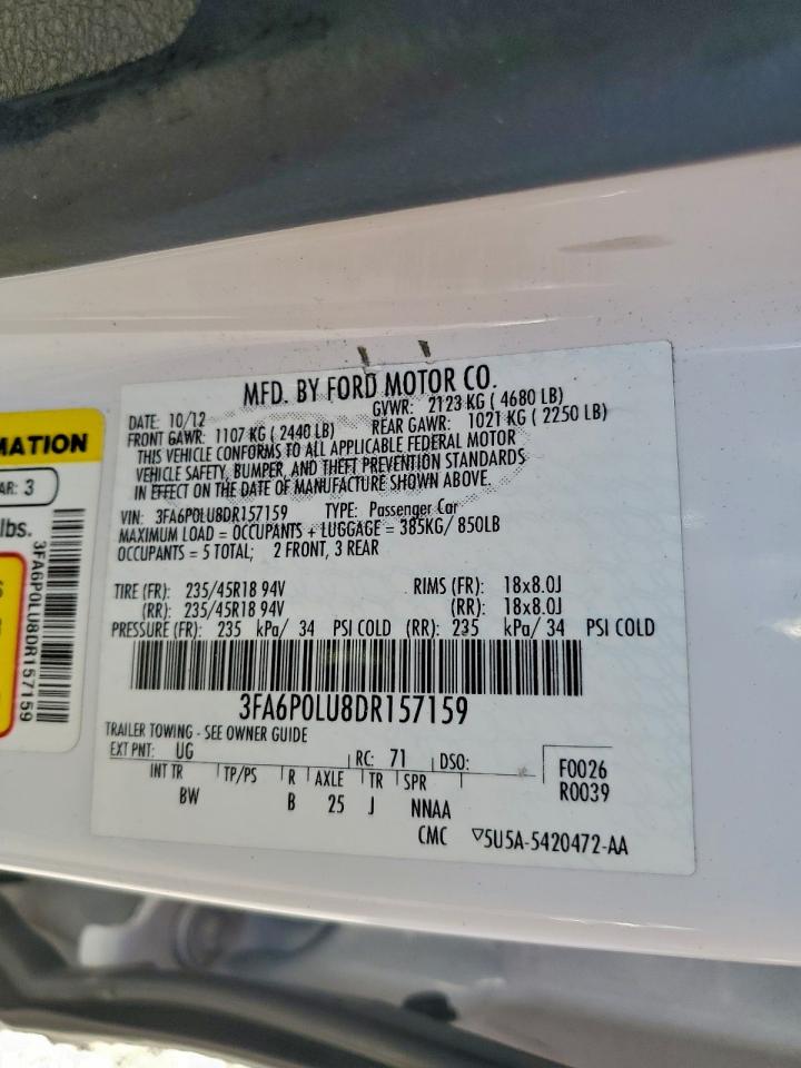 Ford Fusion Se Hybrid Image 7