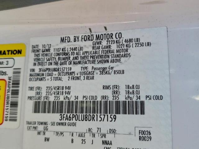 Ford Fusion Se Hybrid Image 7