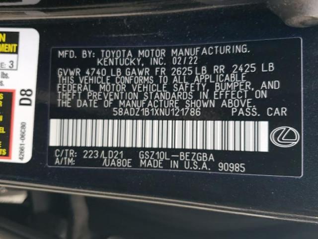 Lexus Es 350 Base Image 10