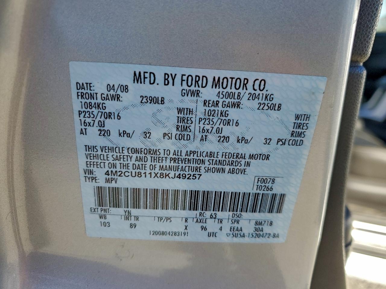 Mercury Mariner Image 9