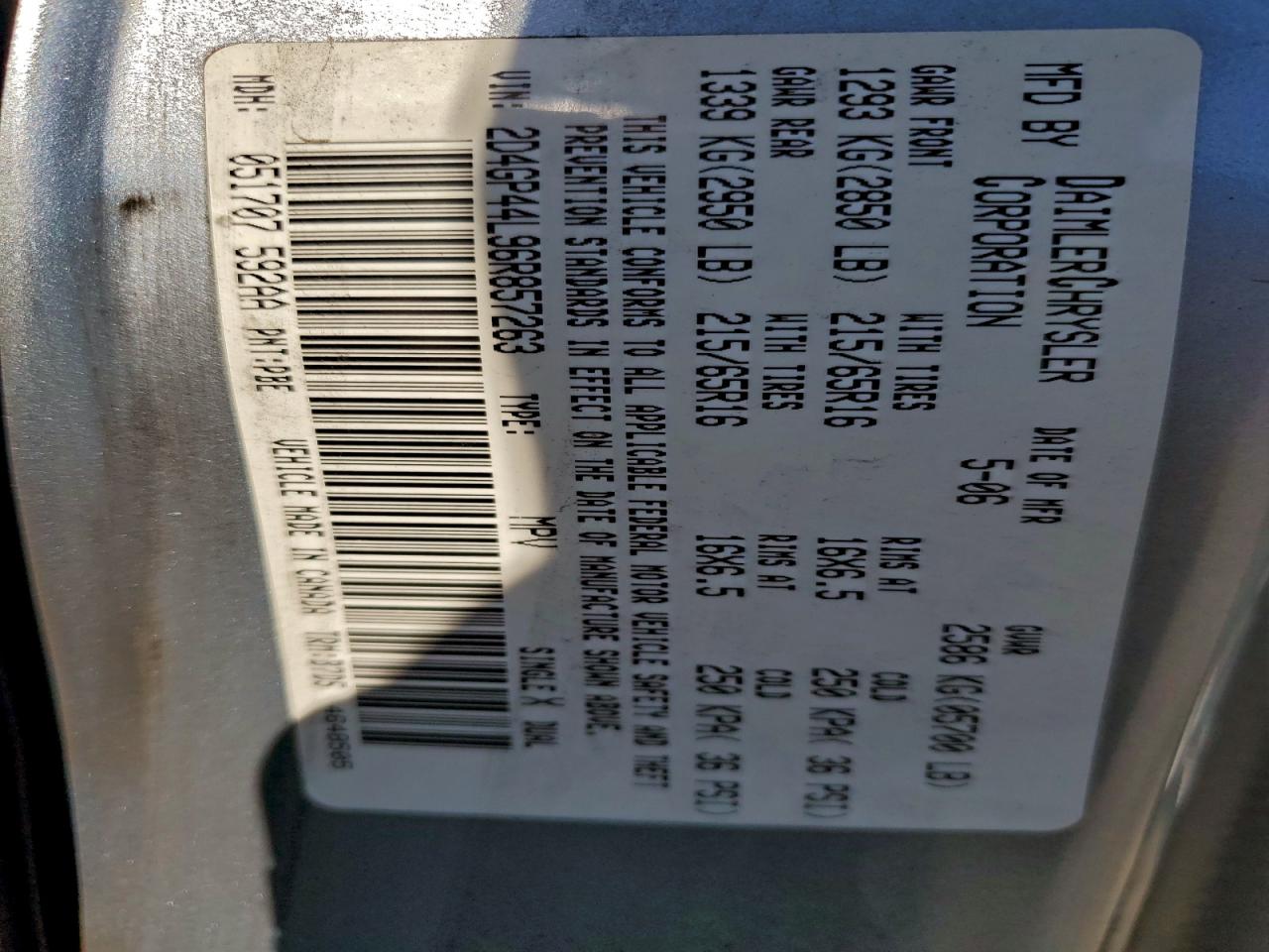 Dodge Caravan Sxt Image 9