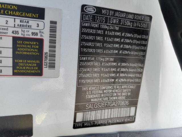 Land Rover Range Rover Supercharged Image 12